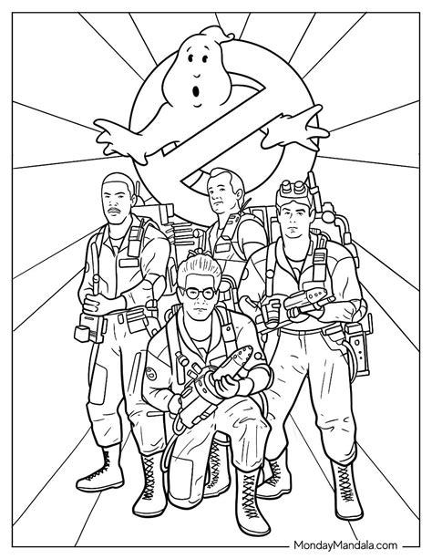 Printable Ghostbusters Coloring Pages