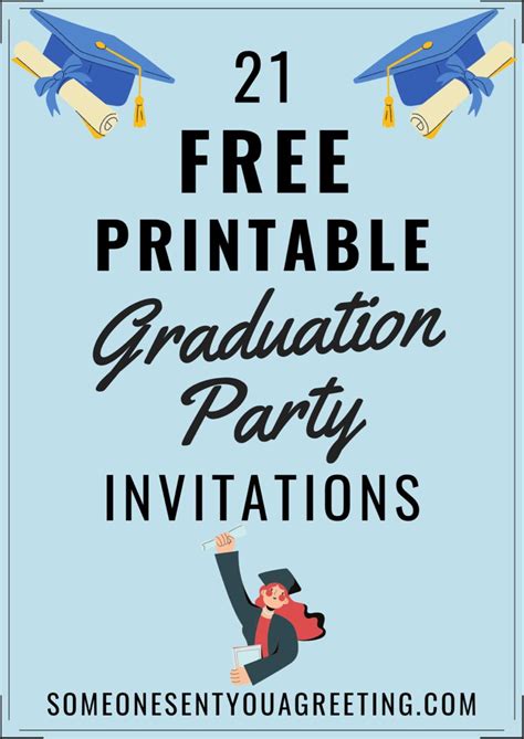 Printable Graduation Party Invitations