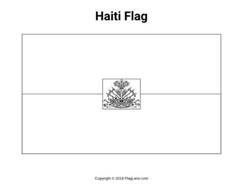 Printable Haiti Flag