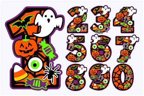 Printable Halloween Numbers