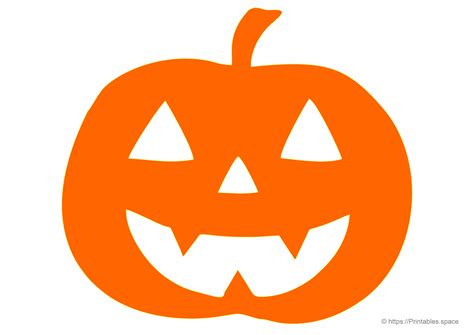 Printable Halloween Pumpkin Template