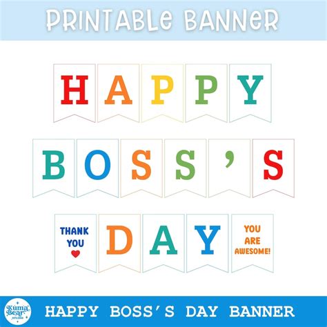 Printable Happy Bosss Day