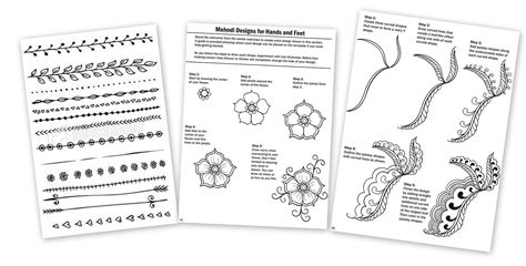 Printable Henna Practice Sheets