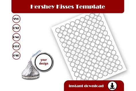 Printable Hershey Kiss