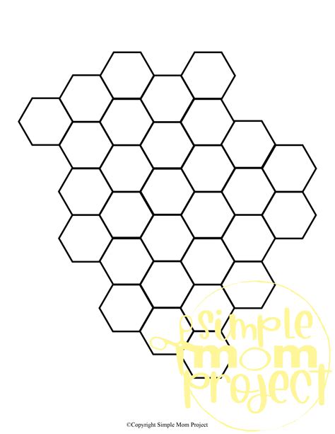 Printable Honeycomb Template