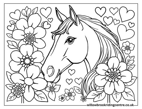 Printable Horse Coloring Sheets