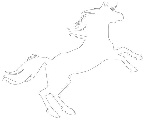 Printable Horse Outline
