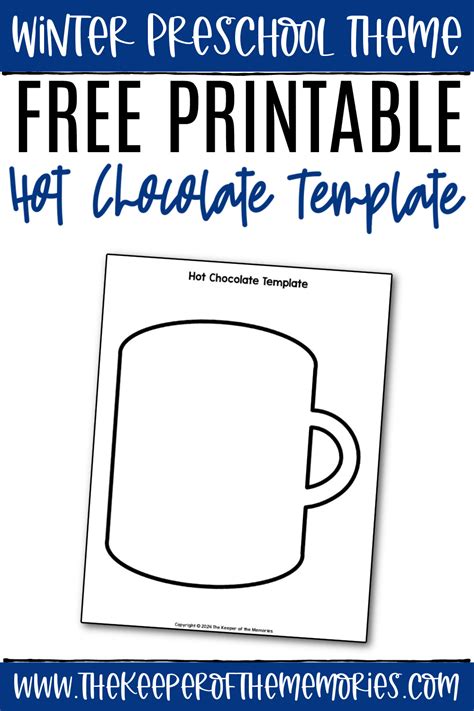 Printable Hot Chocolate Mug