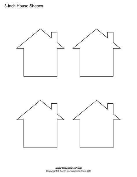 Printable House Template