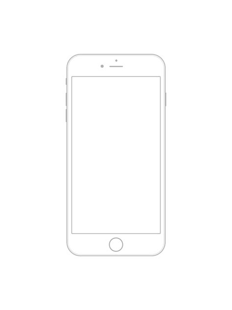 Printable Iphone Template