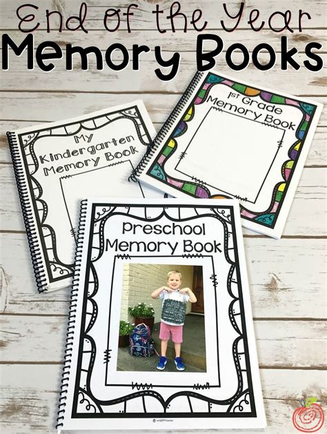 Printable Kindergarten Memory Book