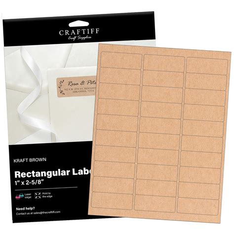 Printable Kraft Paper Labels