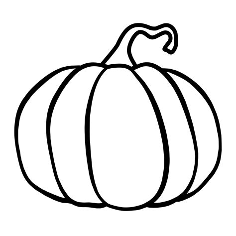 Printable Large Pumpkin Template