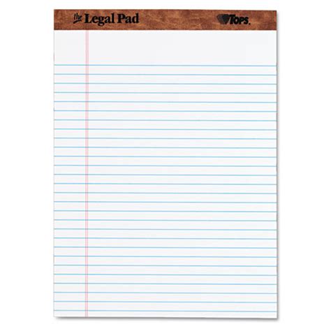 Printable Legal Pad Paper