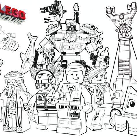 Printable Lego Coloring Sheets