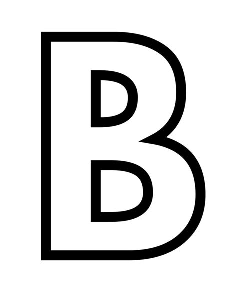 Printable Letter B