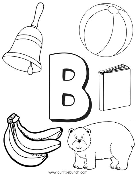Printable Letter B Activities