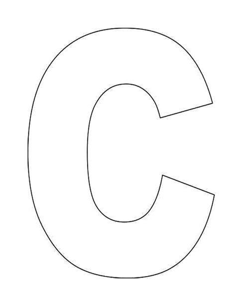 Printable Letter C
