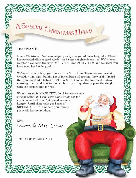 Printable Letter Explaining Santa Isnt Real