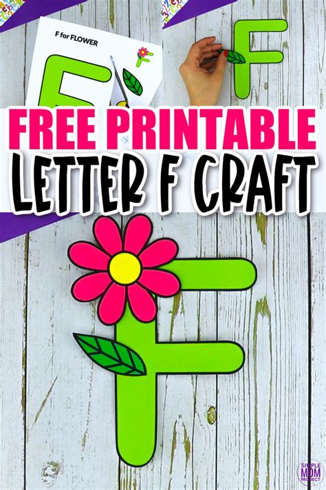 Printable Letter F Craft