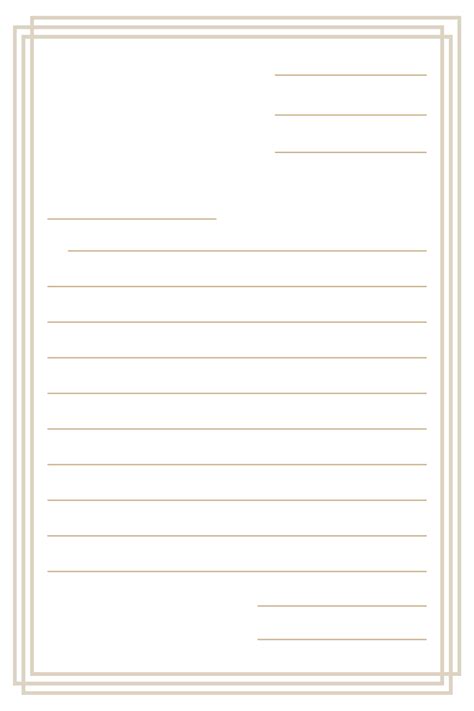 Printable Letter Templates