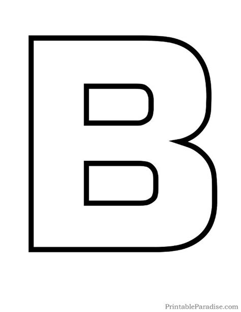 Printable Letterb