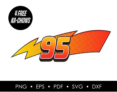 Printable Lightning Mcqueen 95 Logo