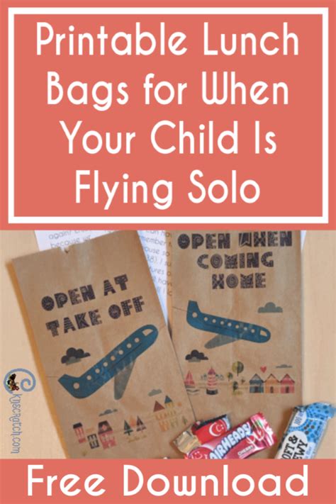 Printable Lunch Bags