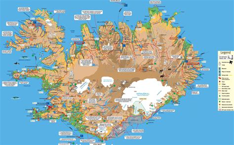 Printable Map Iceland