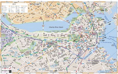 Printable Map Of Boston Ma