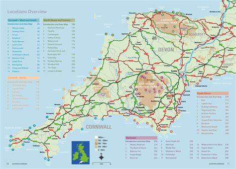 Printable Map Of Devon And Cornwall
