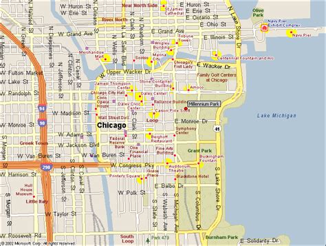 Printable Map Of Downtown Chicago