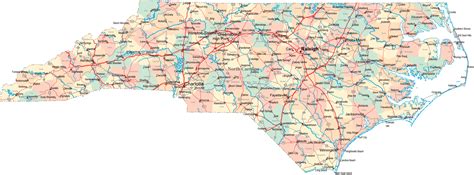 Printable Map Of North Carolina