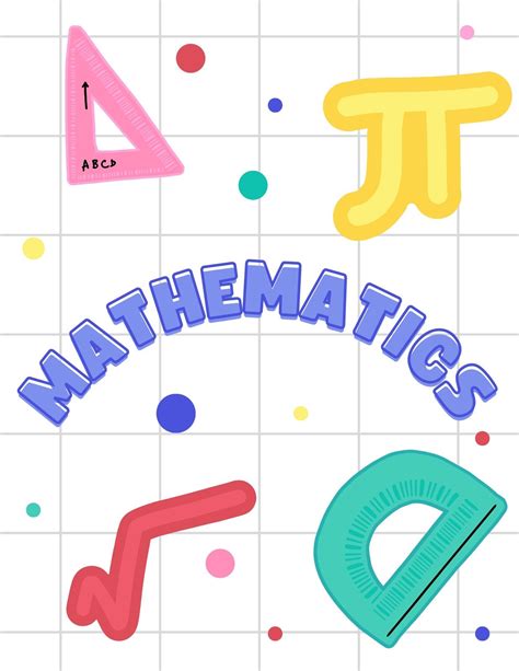 Printable Math Cover Page