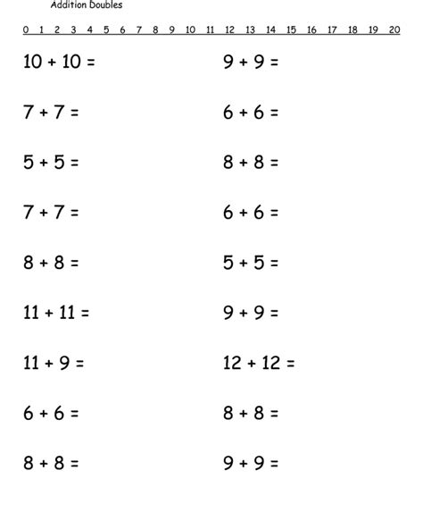 Printable Math Worksheets 1st Grade
