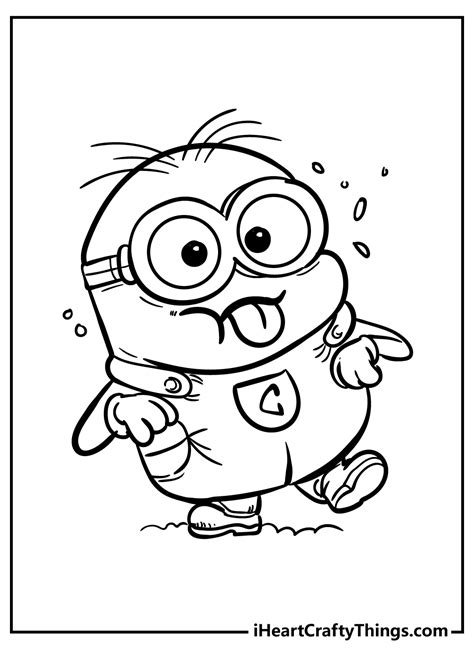 Printable Minion Coloring Pages