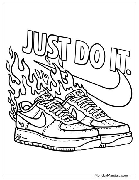 Printable Nike Coloring Pages