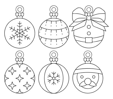 Printable Ornament Outline