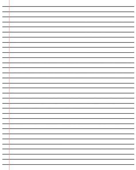 Printable Paper With Lines