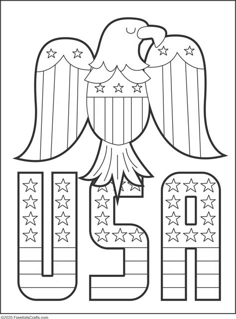 Printable Patriotic Coloring Pages