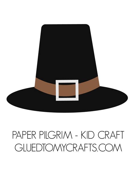 Printable Pilgrim Hat Pattern