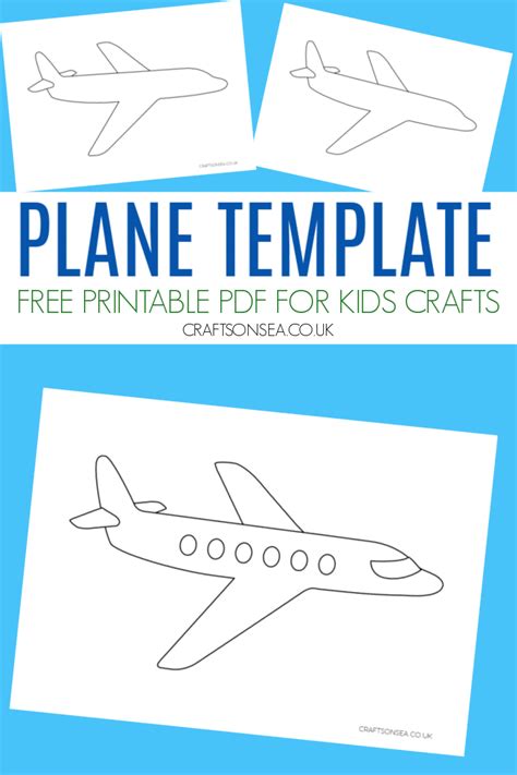 Printable Plane Template