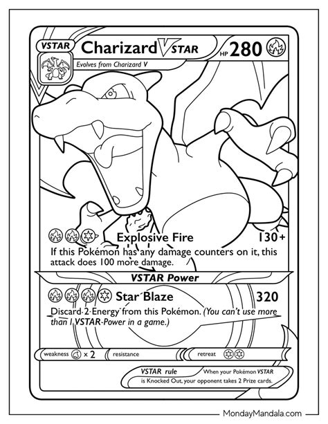 Printable Pokemon Card Coloring Pages
