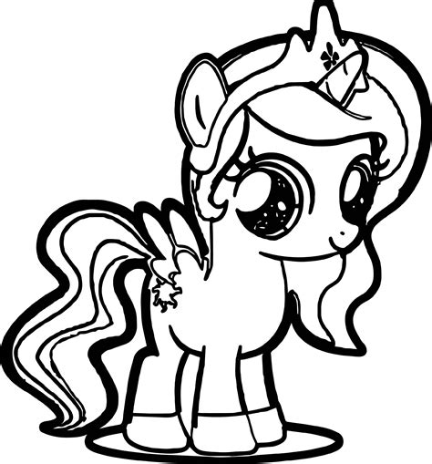 Printable Pony Coloring Pages