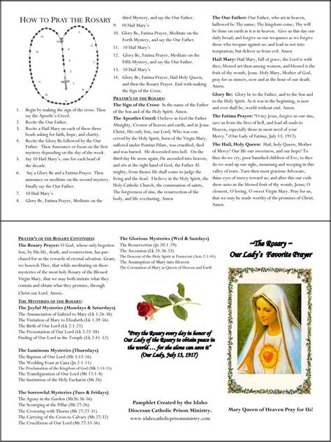 Printable Rosary Prayer For The Dead
