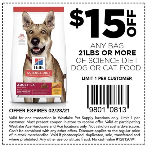 Printable Science Diet Dog Food Coupons