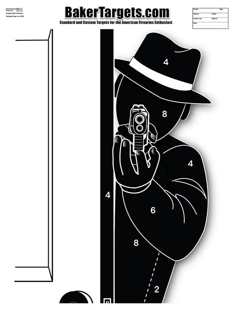 Printable Silhouette Shooting Targets
