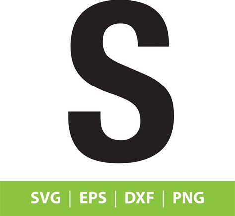 Printable Skittles Letter S Logo