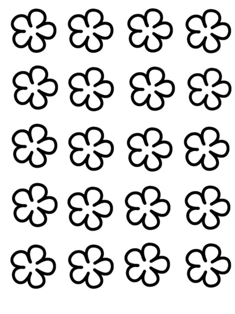 Printable Small Flowers