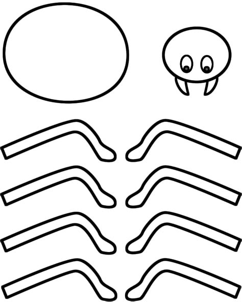 Printable Spider Craft